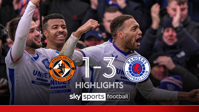 Dundee United 1-3 Rangers