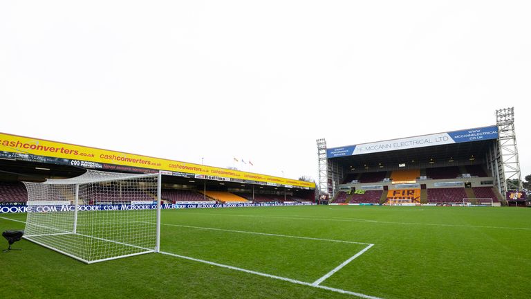 MOTHERWELL, SCOTLAND - JANUARY 05: A general stadium view ahead of a William Hill Premiership match between Motherwell and Aberdeen at Fir Park, on January 05, 2025, in Motherwell, Scotland. (Photo by Craig Foy / SNS Group)