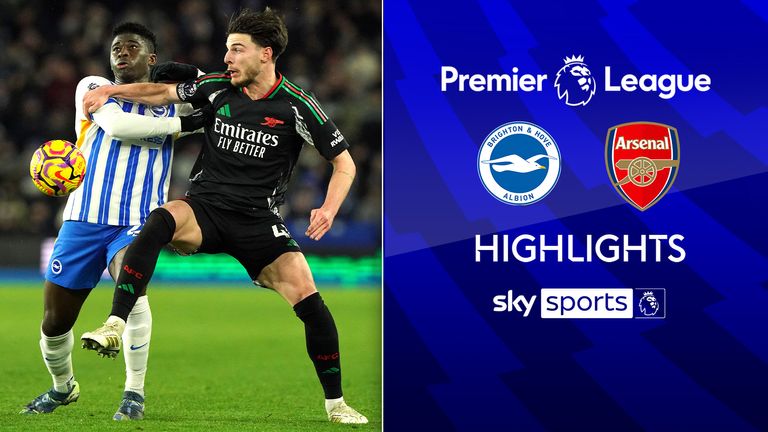 Brighton 1-1 Arsenal | Sorotan Liga Premier