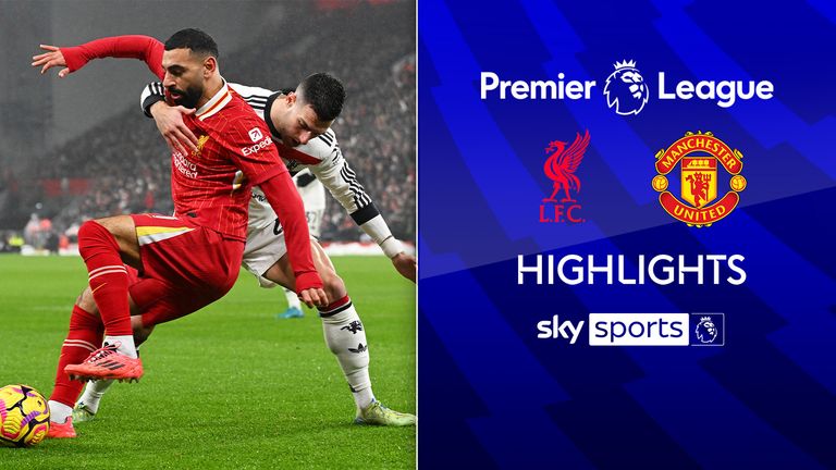 Highlights from the Premier League match between Liverpool and Manchester United