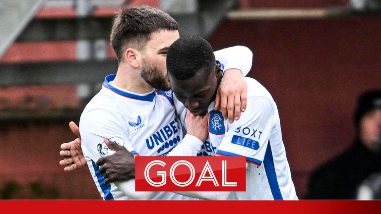 Diomande equalises for Rangers