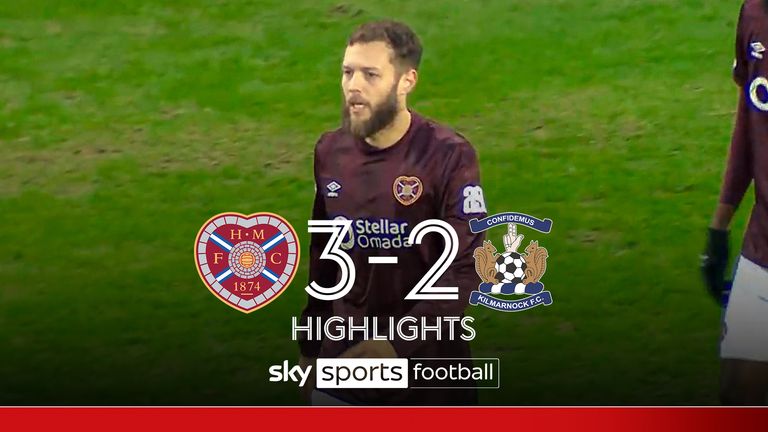 Hearts 3-2 Kilmarnock