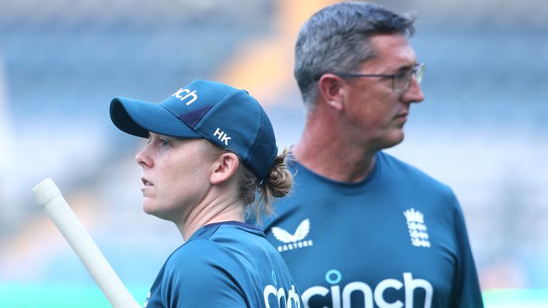 Heather Knight and John Lewis, England (Getty Images)