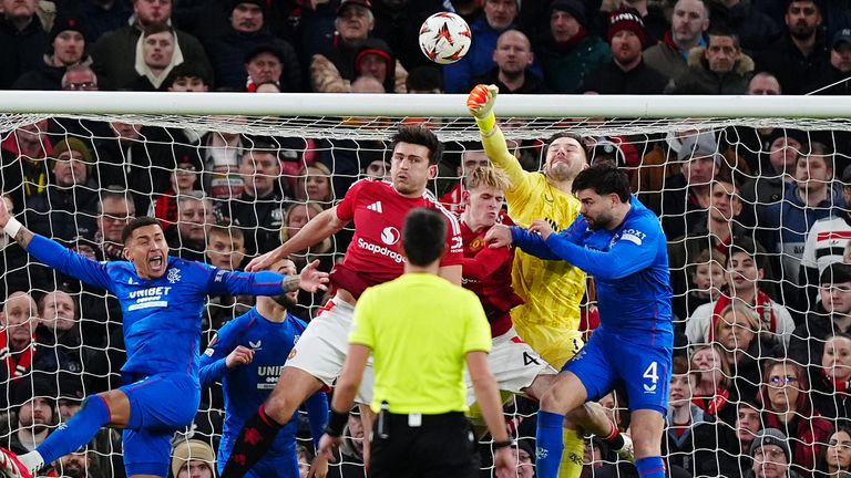 Jack Butland, Man Utd vs Rangers