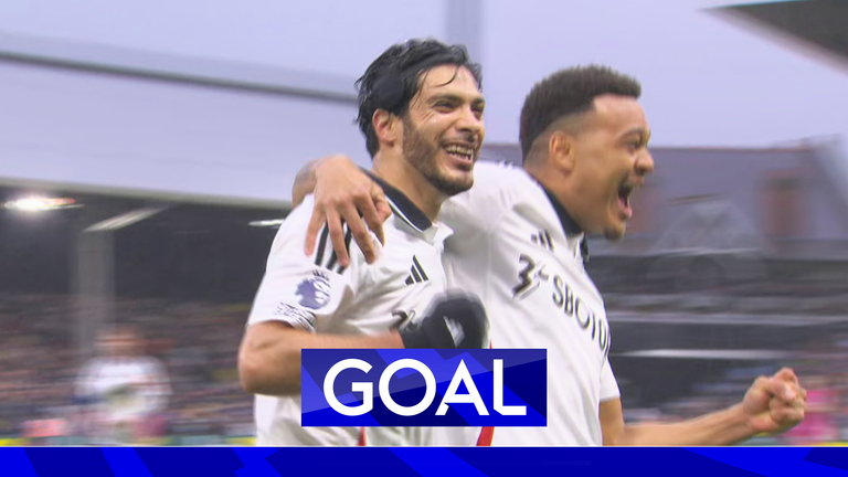 Jimenez puts Fulham level against Ipswich.