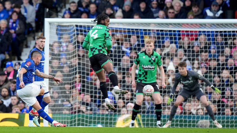 Kalvin Phillips scored to give Ipswich the lead ahead of Bristol Rovers in the FA Cup