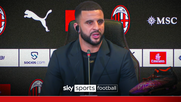 Kyle Walker Milan presser.