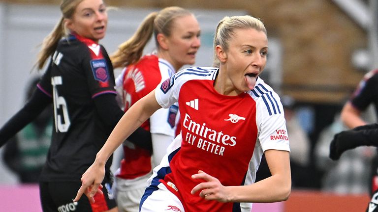 Leah Williamson put Arsenal ahead