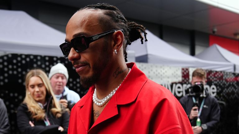 Lewis Hamilton will be driving in Ferrari red in 2025