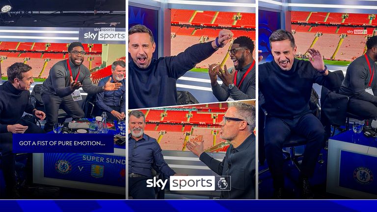 Watch Gary Neville, Micah Richards, Jamie Carragher and Roy Keane  play 'Guess the Song' 