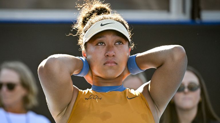 Naomi Osaka in tears as she retires at ASB Classic final in Auckland (Associated Press)