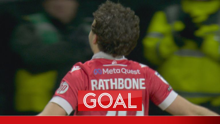 Oliver Rathbone makes it 1-0 against Birmingham