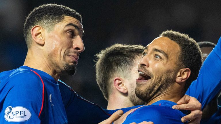 Cyriel Dessers and Leon Balogun came off the bench to score for Rangers