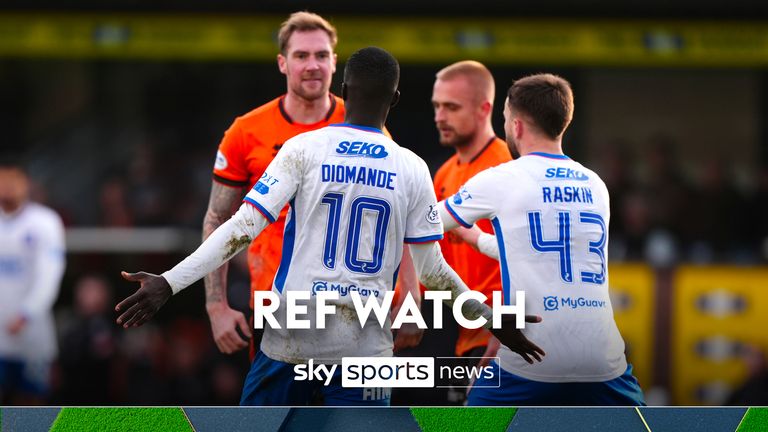 Ref Watch: Should Rangers' midfielder Mohamed Diomande have sent 3-1 to Dundee United?