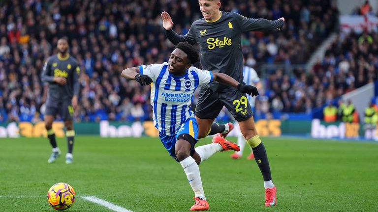 Tariq Lamptey returned to the Brighton side