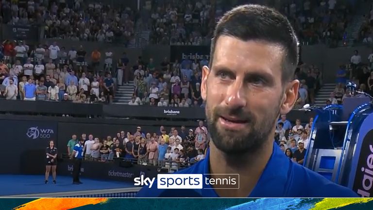 Novak Djokovic beats Gael Monfils to reach Brisbane quarters.