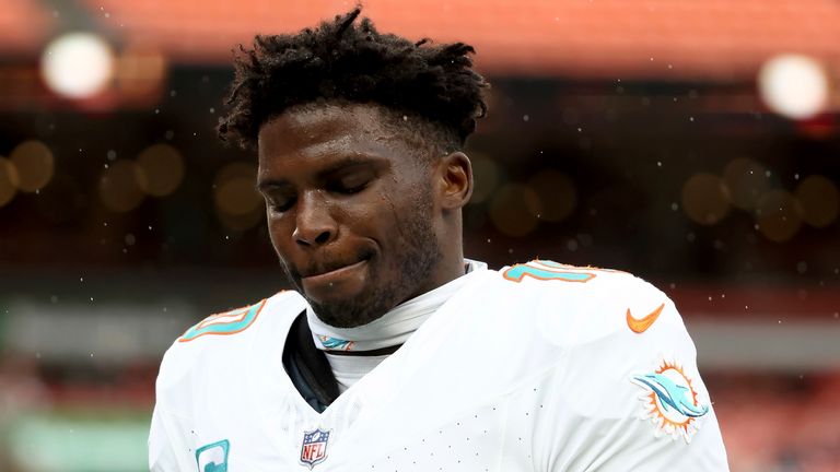 Miami Dolphins wide receiver Tyreek Hill (Associated Press)