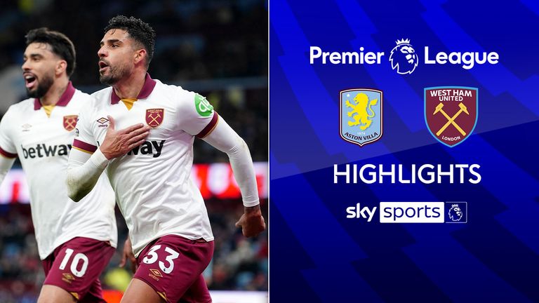 Aston Villa 1-1 West Ham | Premier League highlights