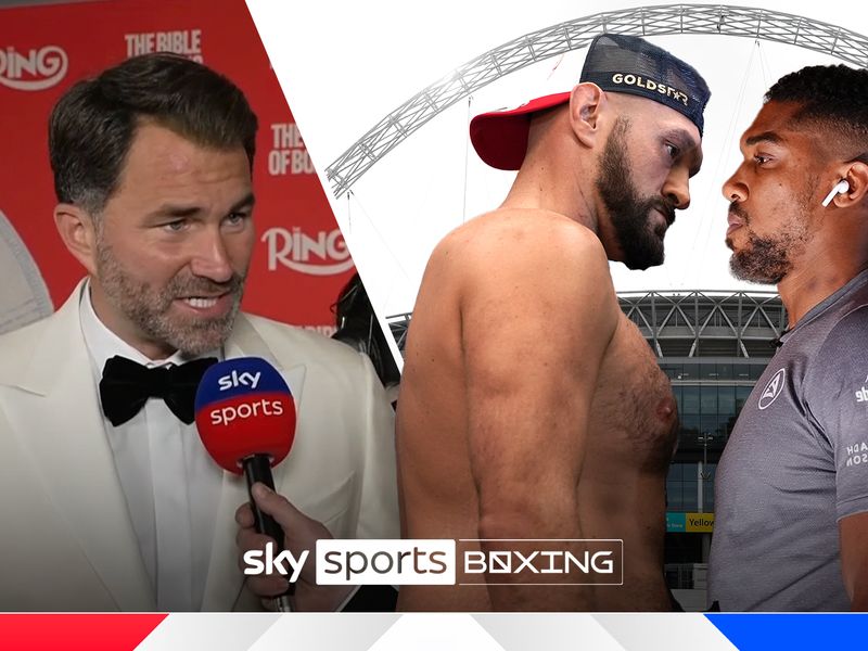 Eddie Hearn talks up the potential for Anthony Joshua and Tyson Fury to  face each other in the ring but says the decision is in the Gypsy King's  hands