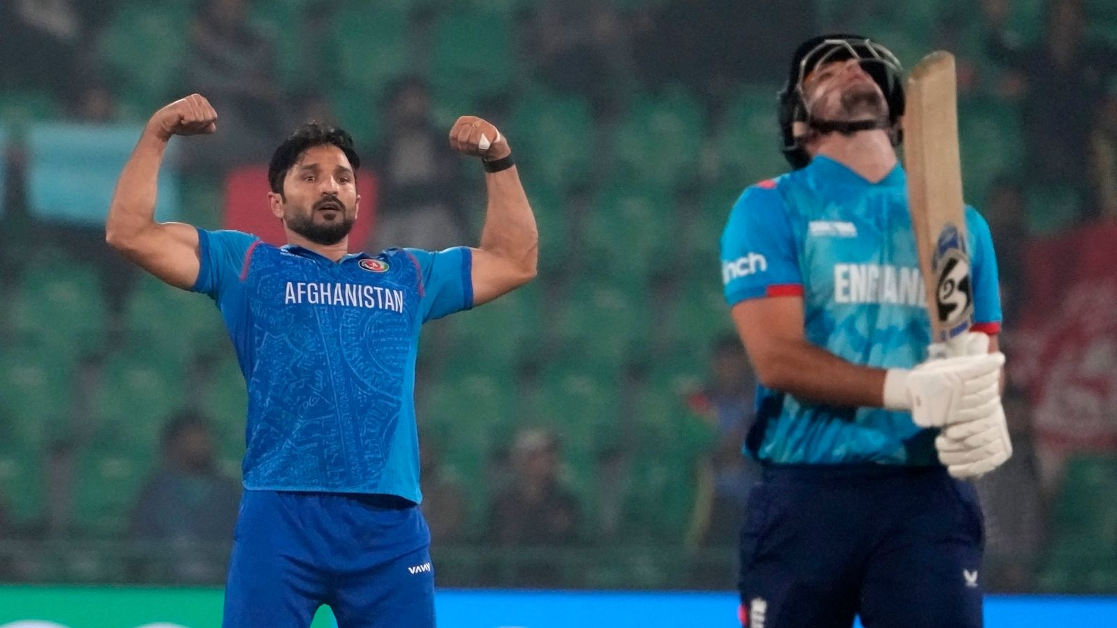 Champions Trophy: England knocked out after Afghanistan earn thrilling eight-run victory in must-win match