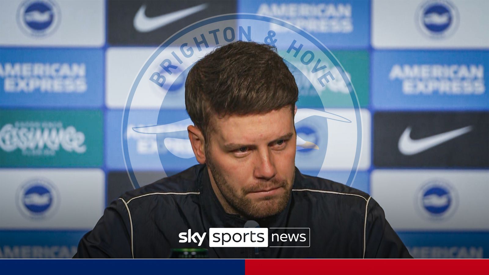 Would not qualifying for Europe constitute a failure this season for  Brighton? Hear what head coach Fabian Hurzeler has to say on the subject.