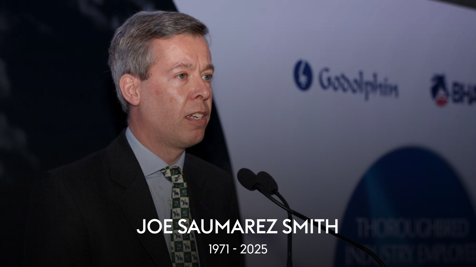 Joe Saumarez Smith dies aged 53: Former BHA chair passes away days after stepping down due to ill health