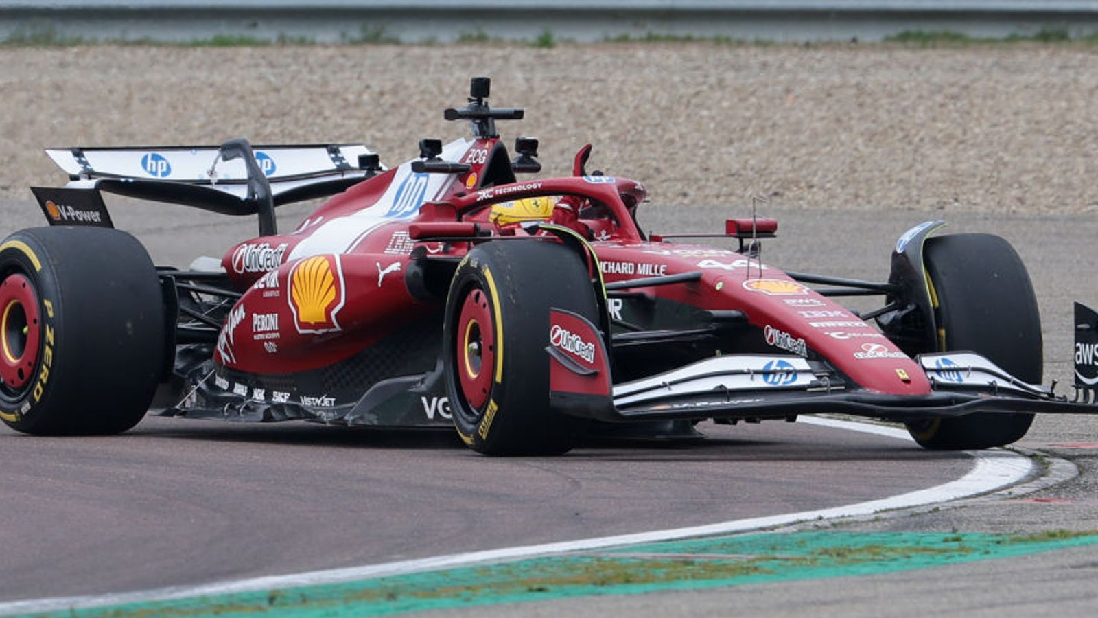 Hamilton drives Ferrari's 'completely new' 2025 car for first time