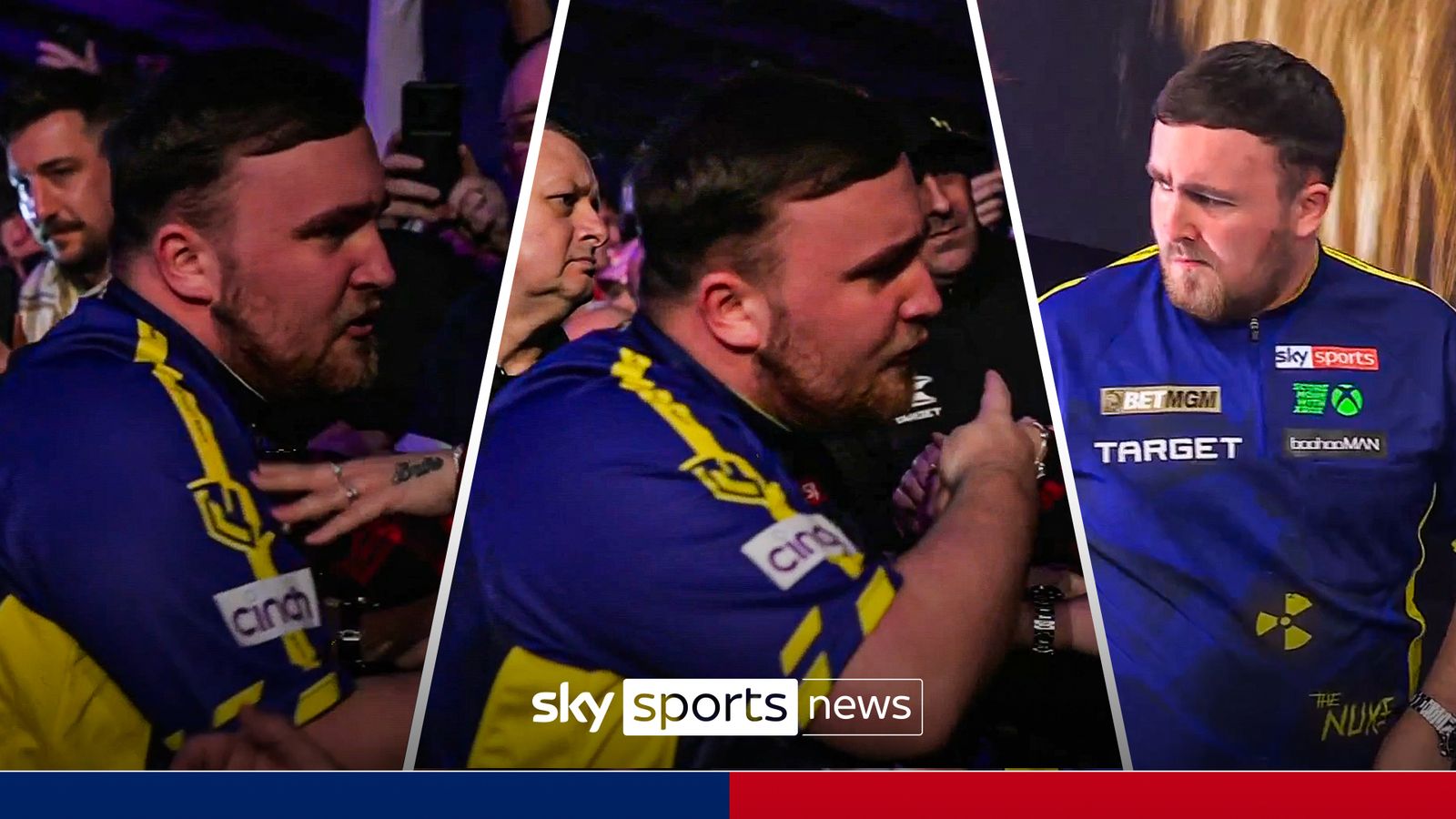 Littler FUMES at fan after incident with his mum during walk-on! Littler FUMES at fan after incident with his mum during walk-on!