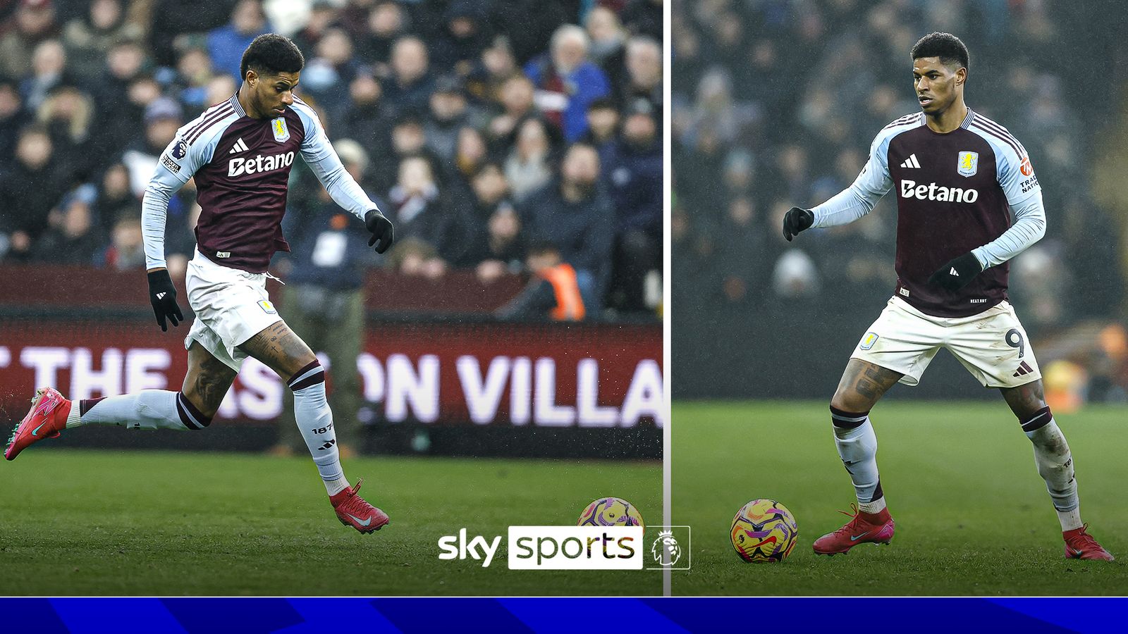 Rashford reborn? Best bits from forward's impressive Villa performance