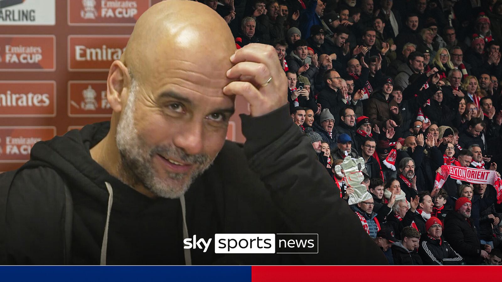 'I won't get sacked in the morning now!' | Pep pokes fun at Orient chants