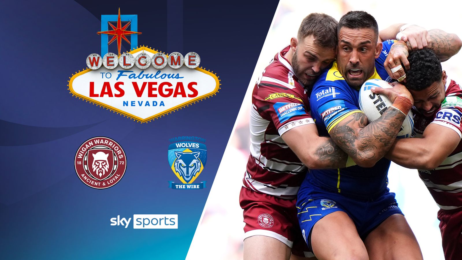 Rugby League in Las Vegas LIVE! Build-up to Wigan vs Warrington on Saturday Rugby League in Las Vegas LIVE! Build-up to Wigan vs Warrington on Saturday