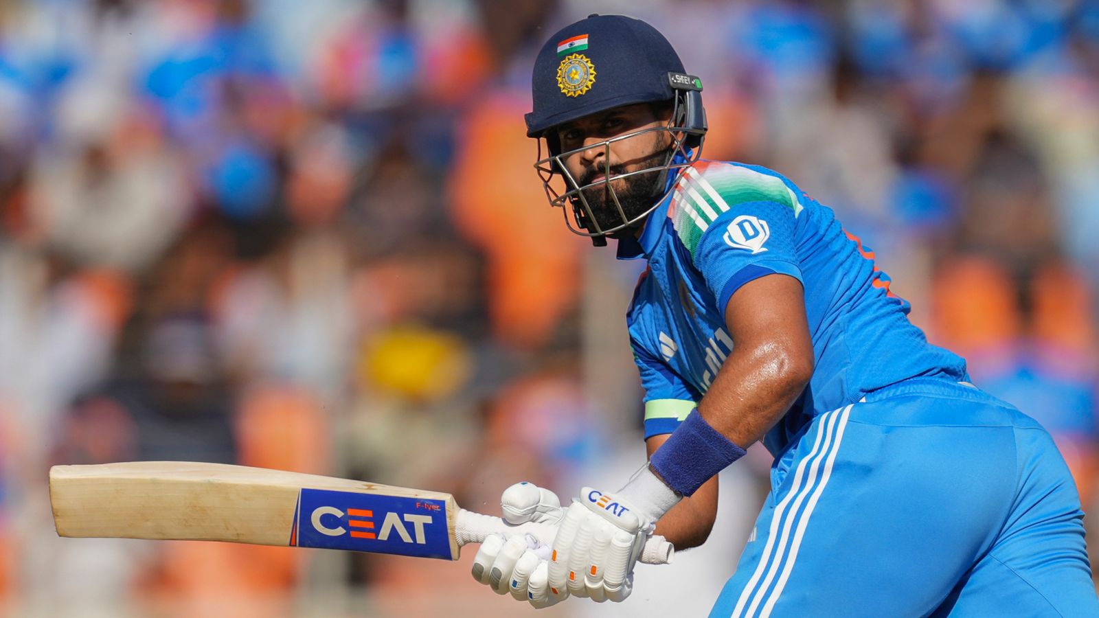India's Shreyas Iyer in hospital with lacerated spleen after injury ...