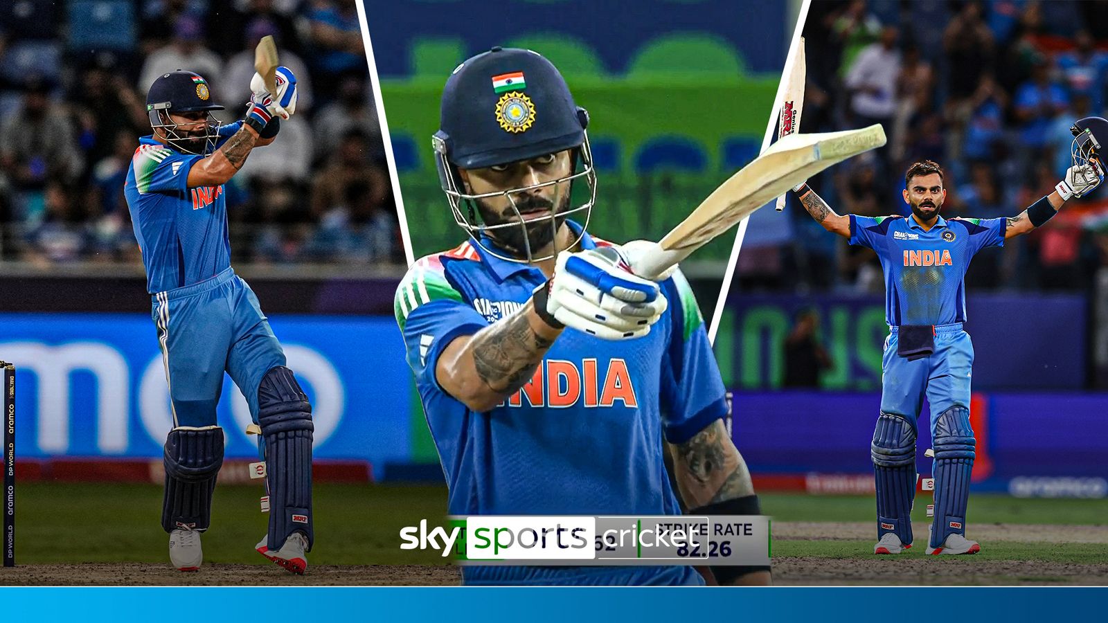 Best of Kohli's stunning hundred as he stars against Pakistan again