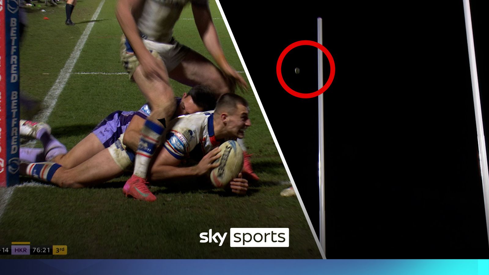 Wakefield Trinity vs Hull KR: Late DRAMA for Wakefield as Pratt goes over and Jowitt MISSES kick to level match thumbnail