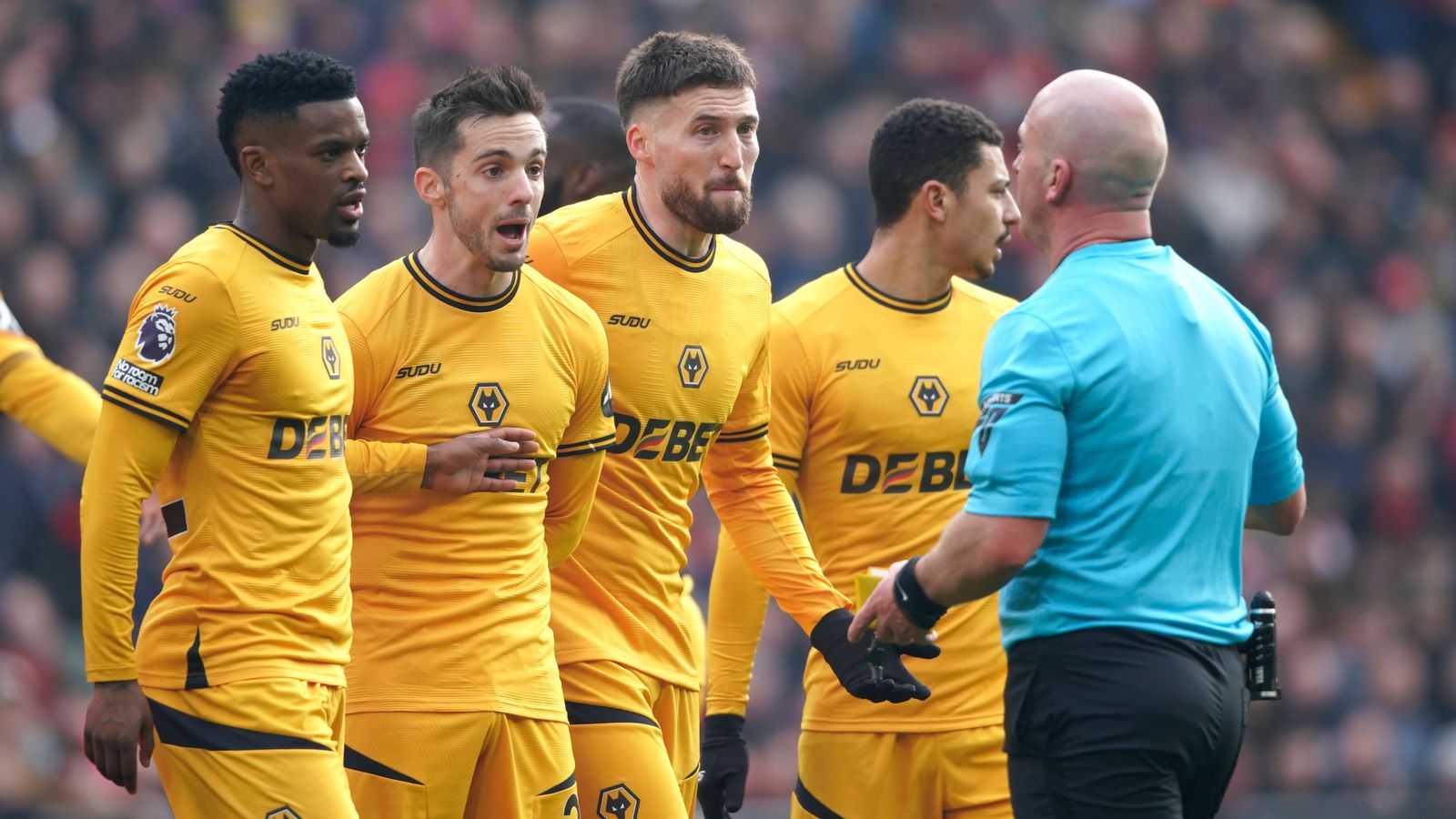 Wolves frustrated after Liverpool's Konate avoids red card