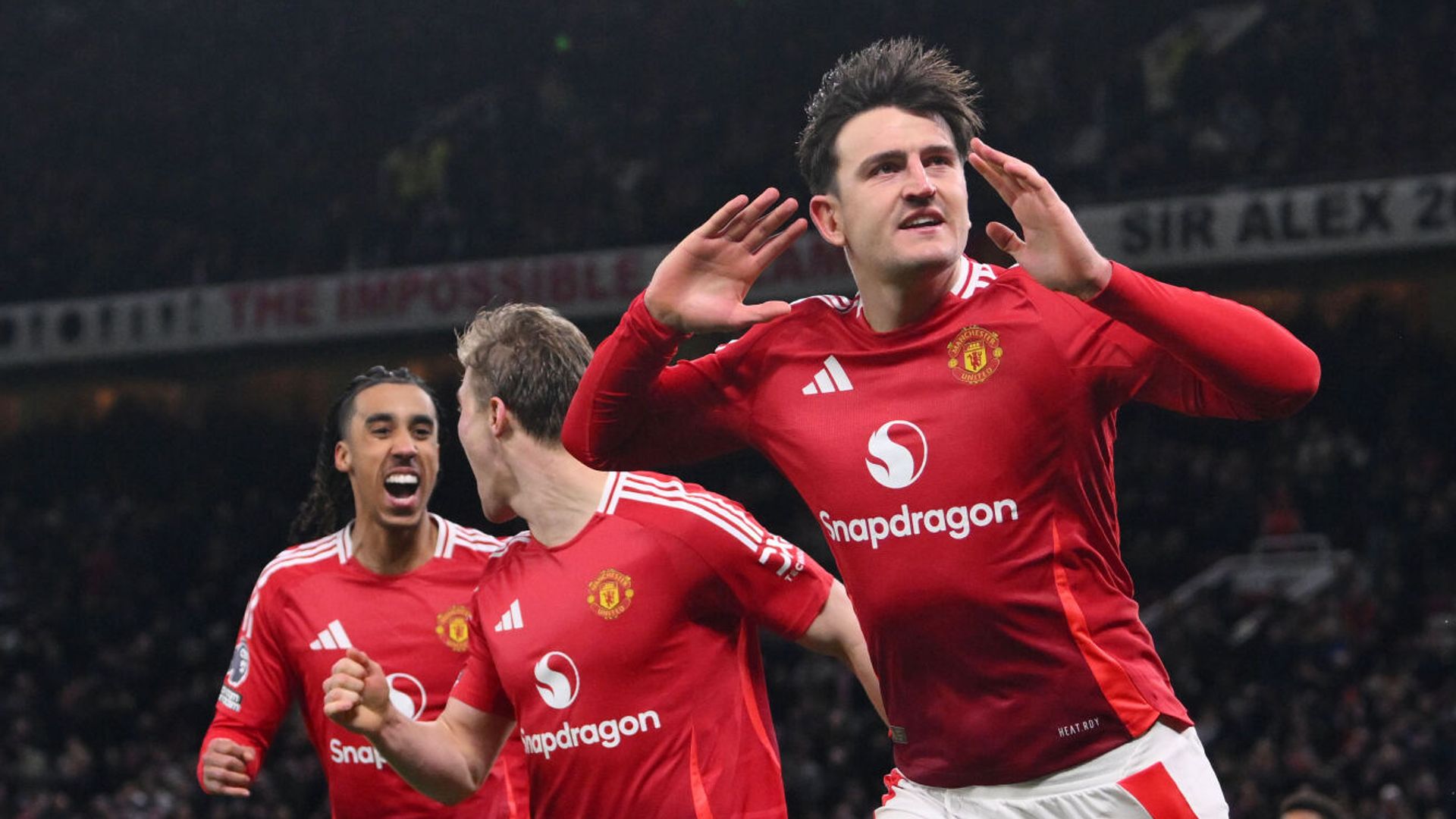 Maguire heroics rescue 10-player Man Utd after Dorgu sees red