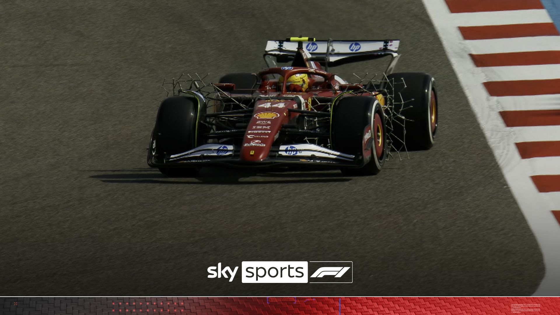 New footage! Hamilton makes Ferrari debut in Bahrain testing