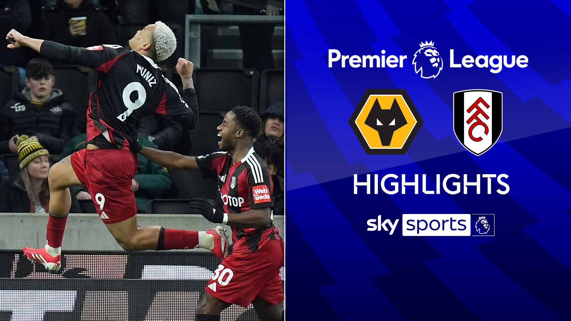 Fulham hang on for first-ever PL win at Molineux