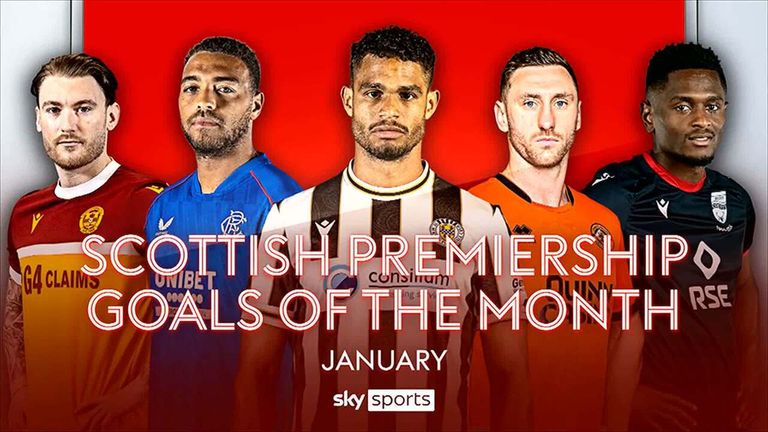 Scottish Premiership goals of the month: January