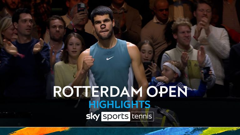 Alcaraz qf win in rotterdam