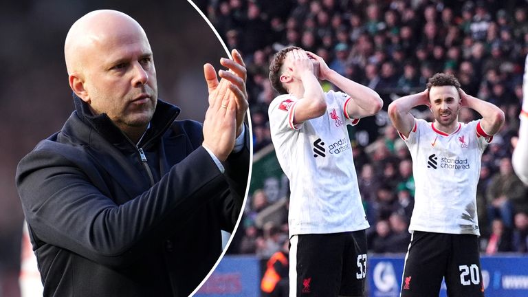 Arne Slot urges Liverpool to respond to 'unacceptable' cup loss