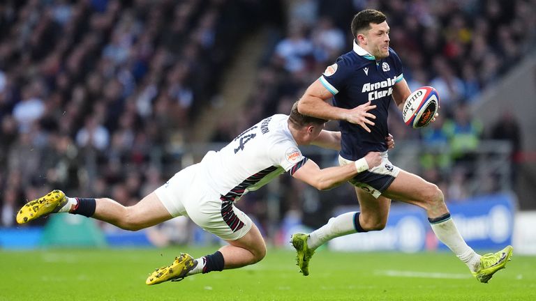 Full-back Blair Kinghorn dazzled in attack against England