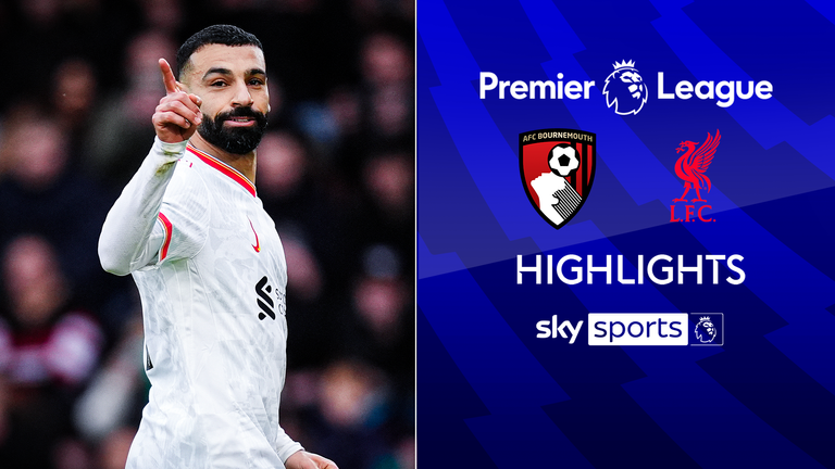 Highlights from the Premier League match between Liverpool and Bournemouth.