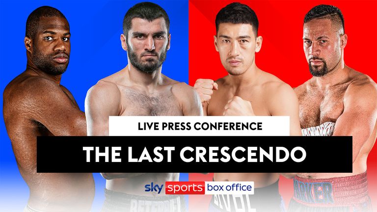 LIVE PRESS CONFERENCE | Daniel Dubois vs Joseph Parker & Artur Beterbiev vs Dmitry Bivol 2