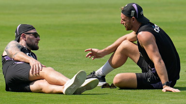 England's Brendon McCullum and Jos Buttler (Associated Press)