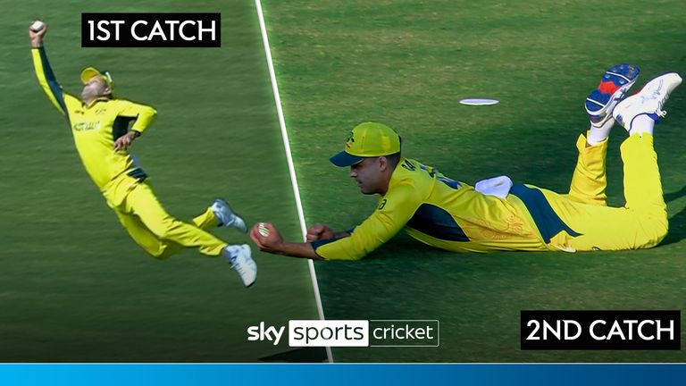 Which is better? | Carey takes TWO stunning catches against England