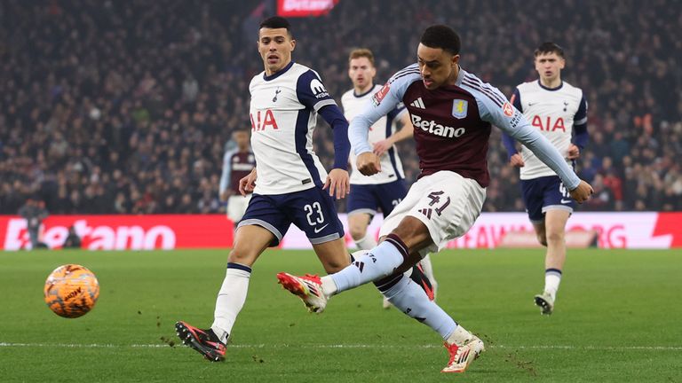 Jacob Ramsey fires Aston Villa into an early lead against Spurs