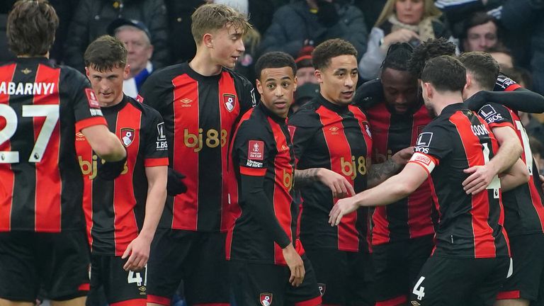 Bournemouth down in-form Everton to end Goodison FA Cup dreams