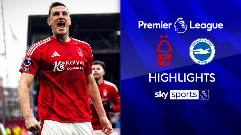 Nottingham Forest Brighton Premier League highlights.