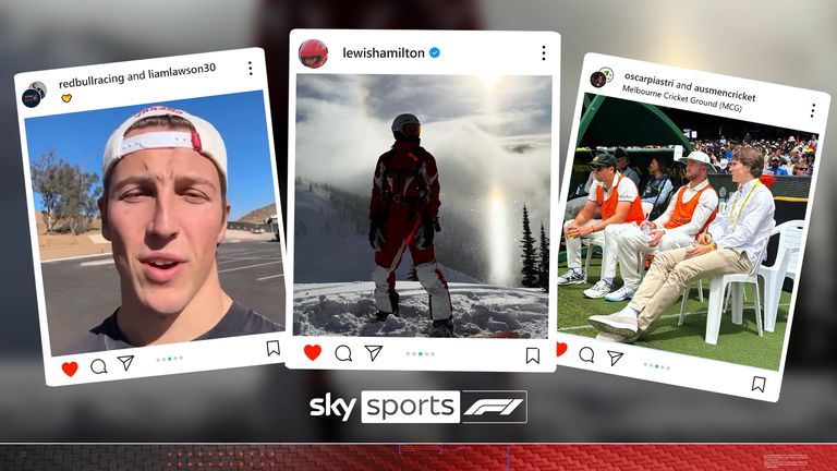 As Formula 1 returns to Australia for the 2025 season, check out what the drivers have been up to during their winter break.